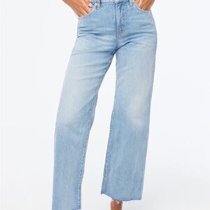 J.Crew Factory Wide Leg Cropped Jean Size Tall 26